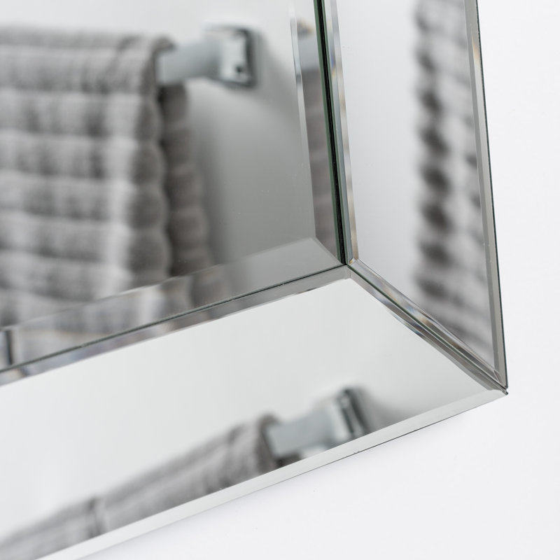 Rectangle Silver Vanity Wall Mirror & Reviews AllModern